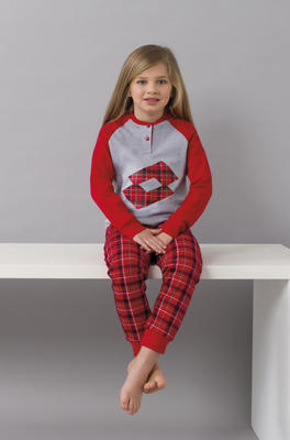 GIRL'S PAJAMAS M/L LP2067 CHRISTMAS Tellini S.r.l. Wholesale Clothing